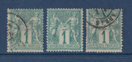 France - YT N° 61 - Oblitéré - 1876 - 1876-1878 Sage (Type I)