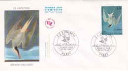 FDC --1995-- J.J  AUDUBON ---Sterne Artique       .......cachet  PARIS - 75 - 1990-1999