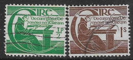 Irlanda Ireland 1944 Michael O'Clerighs Mi N.93-94 US - Used Stamps