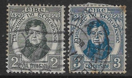 Irlanda Ireland 1929 O'Connell 2val Mi N.52-53 US - Gebraucht