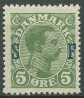 Dänemark 1917 Militärpostmarken König Mit Aufdruck S F, M 1 Mit Falz - Dienstzegels
