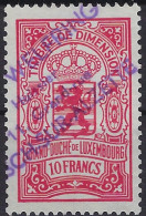 Luxembourg - Luxemburg - Timbres - Taxes  -  Timbre Se Dimension - Cachet Hussier - Welfring  10 Fr.  Esch/Alzette - Taxes