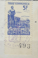 Luxembourg - Luxemburg - Timbres - Taxes  -  Timbre Taxe Communale   5Fr.  Rumelange   ° - Taxes