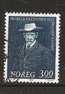 Norge Norway 1982 Nobel Peace Prize Fritjof Nansen,  Mi 874, Cancelled(o) - Usados