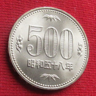 Japan 500 Yen 1983 / Yr. 58 Y# 87 UNC Lt 255 *VT Japão Japon Nippon - Japon