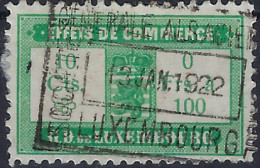 Luxembourg - Luxemburg - Timbres - Taxes  - Effet De Commerce   °  1922 - Impuestos
