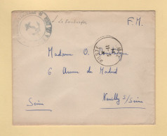 Poste Navale - 3-11-1944 - Marine Nationale - Service A La Mer - Le Fantasque - WW II