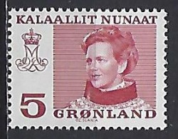 Greenland 1978  Queen Margarethe (**) Mi.107 - Ongebruikt