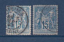 France - YT N° 90 - Oblitéré - 1878 - 1876-1898 Sage (Tipo II)