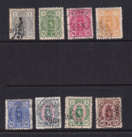 Finland 1889 Full Set CV $174 Sc 38-45 Used 15837 - Oblitérés