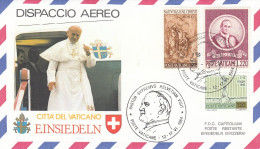 VATICAN Cover 3-70,popes Travel 1984 - Covers & Documents