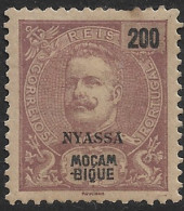 Niassa – 1898 King Carlos 200 Réis Mint Stamp - Nyassa