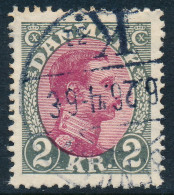 Denmark Danemark Danmark 1925: 2Kr Grey & Red-lilac Christian X, F-VF Used, AFA 151 (DCDK00466) - Gebraucht