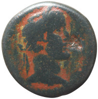LaZooRo: Roman Empire - Syria - Antioch AE25 Of Antoninus Pius (138 - 161 AD), SC, Countermark - Röm. Provinz