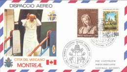 VATICAN Cover 3-81,popes Travel 1984 - Cartas & Documentos