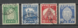 Estonia Estland 1936 Nonnery Pirita Michel 120 - 123 O - Abbayes & Monastères