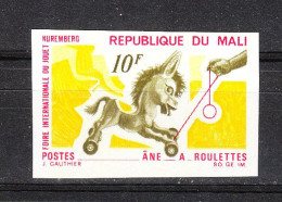 Mali  -   1969. Giocattolo: Cavallino A Rotelle. Toy: Horse On Wheels.MNH, Imperf, Rare - Ohne Zuordnung