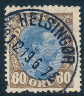 Denmark Danemark Danmark 1919: 60ø Brown & Blue Chr. X, Fine Used, AFA 107 (DCDK00474) - Gebraucht