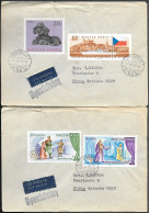 Hungary 2 Covers Mailed To Soviet Union 1967. Oper Music Stamps - Storia Postale