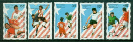 CAMBODIA 1994 Mi 1440-44** FIFA World Cup, USA [B102] - 1994 – Verenigde Staten