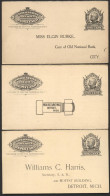 UY4r 3 Reply Cards Preprinted 1904 Cat. $10.50 - 1901-20