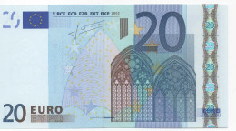 20 EURO  "H"  Slovenia     Firma Trichet     G 013 I3   /  FDS - UNC - 20 Euro