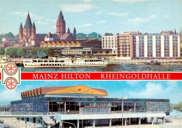 73835205 Mainz  Rhein Hilton Rheingoldhalle Rheinfaehre  - Mainz