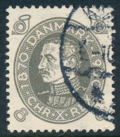 Denmark Danemark Danmark 1930: 8ø Grey Christian X Birthday, VF Used Stamp, AFA 188 (DCDK00500) - Gebraucht