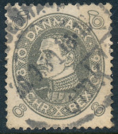 Denmark Danemark Danmark 1930: 8ø Grey Christian X Birthday, Fine Used Stamp, AFA 188 (DCDK00501) - Gebraucht