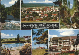 72254224 Bonndorf Schwarzwald Ortsansicht Mit Kirche Wutach Lothenbachklamm Frei - Bonndorf