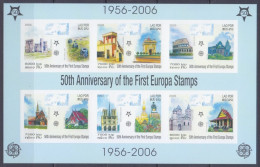 2005 Laos 1973-78/B194b 50th Anniversary Of The First Europa Stamps 30,00 € - 2005