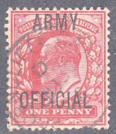 GREAT BRITAIN OFFICES  SCOTT NO 060  USED  YEAR 1901 - Oficiales