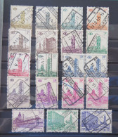 Belgium 1953 - 1957 Railway Packages Stamps - Gebraucht