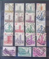 Belgium 1953 - 1957 Railway Packages Stamps - Gebraucht