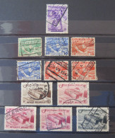 Belgium 1945 - 1948 Railway Packages Stamps - Afgestempeld