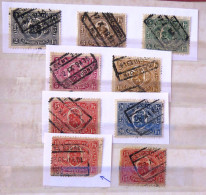 Belgium 1922 - 1923 Railway Packages Stamps - Afgestempeld