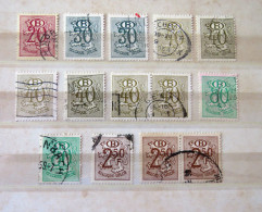 Belgium 1953 - 1970 Oficial Stamps Lions - Andere & Zonder Classificatie