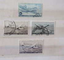 Belgium 1946 - 1951 - Airmail Stamps Planes - Usados