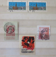 Belgium Machine Franking Labes - Square Cuts Leopold II - Albert II - Label - Other & Unclassified