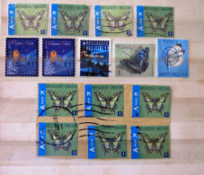 Belgium 2012 - 2013 Christmas The 3 Kings Wisemen Butterflies - Used Stamps