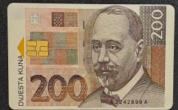 Croatia  -  Kuna Croatia Currency Used Chip Card - Kroatien