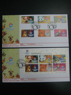 HONG KONG 2021 100th ANNIV SPCA STAMPS & MS FIRST DAY COVER FDC - FDC