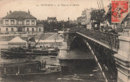FRANCE - Puteaux - Le Pont Et La Mairie - Bateaux - Carte Postale Ancienne - Puteaux