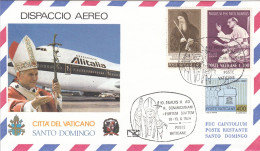 VATICAN Cover 3-94,popes Travel 1984 - Storia Postale