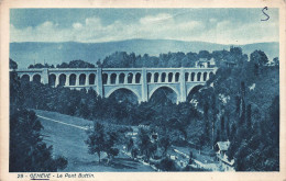 SUISSE - Genève - Vue Sur Le Pont Buttin - Carte Postale Ancienne - Genève