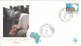 VATICAN Cover 3-101,popes Travel 1984 - Briefe U. Dokumente