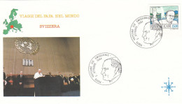 VATICAN Cover 3-104,popes Travel 1984 - Briefe U. Dokumente