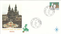 VATICAN Cover 3-106,popes Travel 1984 - Storia Postale