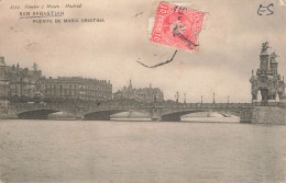 ESPAGNE - San Sebastian - Puente De Maria Cristina - Carte Postale Ancienne - Guipúzcoa (San Sebastián)