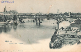 ESPAGNE - Sevilla - Puente De Triana - Carte Postale Ancienne - Sevilla (Siviglia)